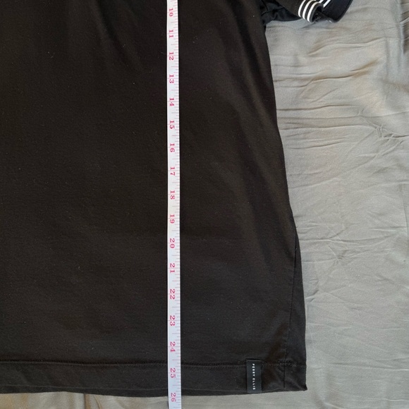 Perry Ellis Black Quarter Zip Polo - Picture 5 of 6